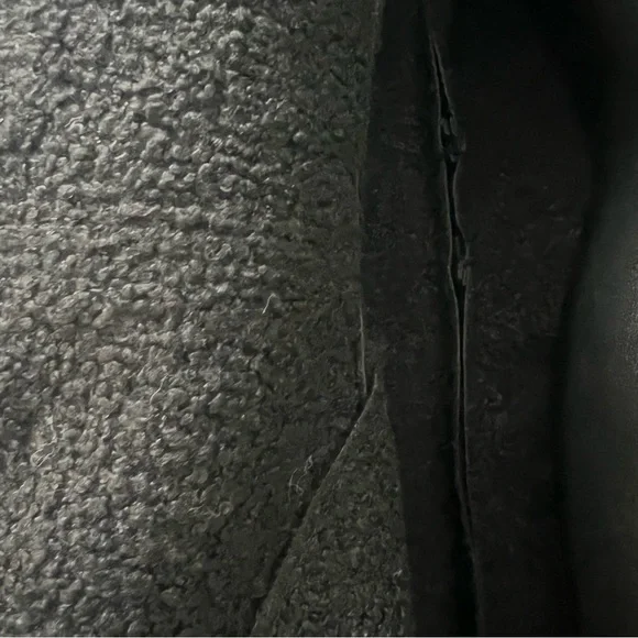 B.coature women's faux leather and fur jacket size medium M - Picture 6 of 8